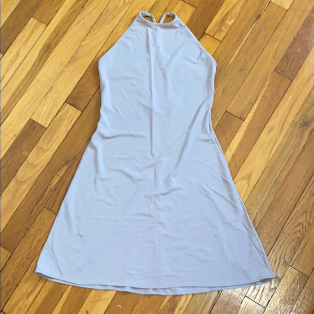 Michel Stephen Matte Jersey Halter Dress